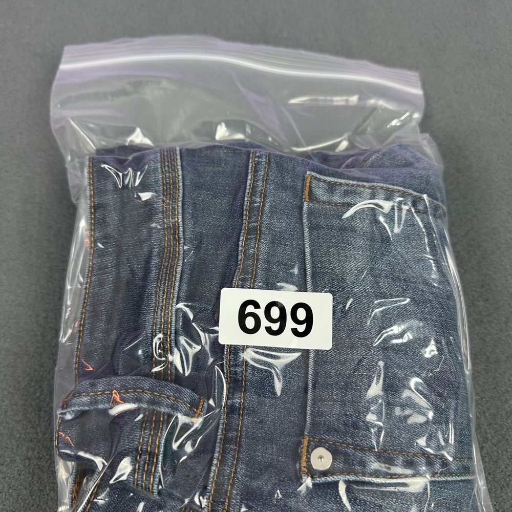 Indigo Rein Womens Skinny Jeans Size 7 Dark Wash Whiskered Stretch Denim Slim - Picture 9 of 9